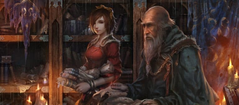 Order of Scribes Wizard Illustration