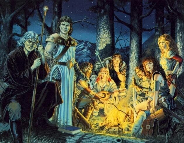 Το εξώφυλλο του boxed set 'Tales of the Lance' απο το Dragonlance Campaign setting της 2ης έκδοσης Ad&d