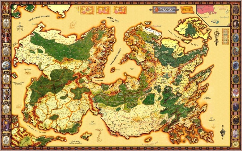 Map of Cerilia