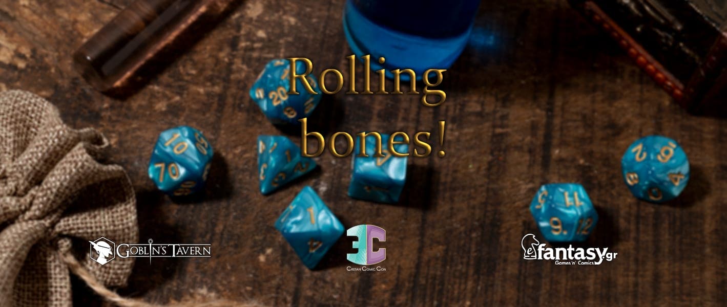Rolling Bones! RPG Sessions on Cretan Comic Con ’23