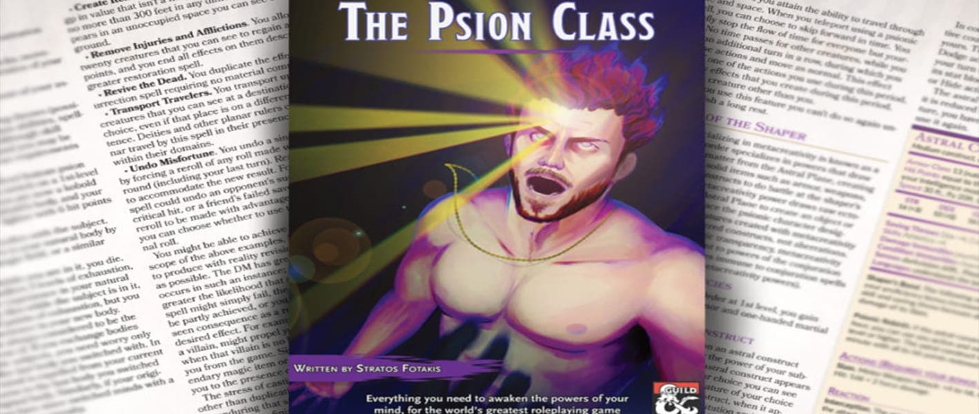 The Psion Class: Οι Δυνάμεις του Μυαλού