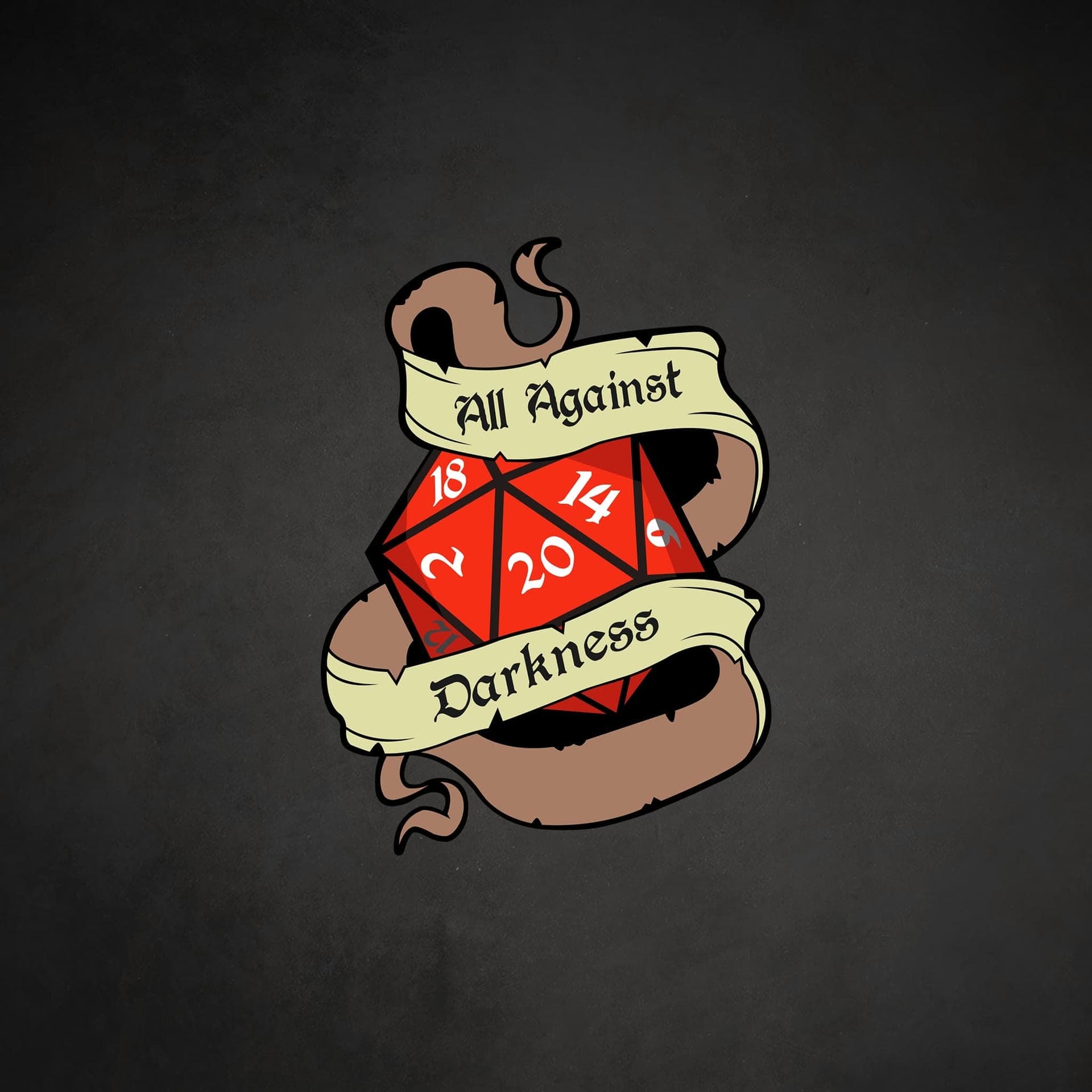 Το logo του "All Against Darkness"