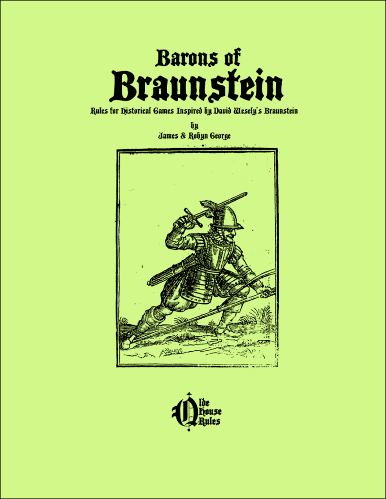 Baron of Braunstein, το εγχειρίδιο του Wesely